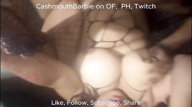 Busty MILF gets wrecked by BBC monster cock no mercy