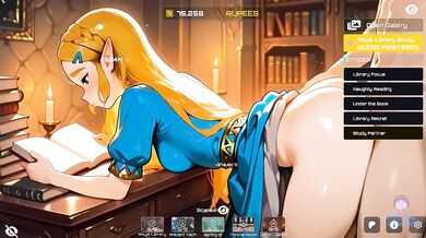 Big tits Zelda gets destroyed in hentai gameplay walkthrough