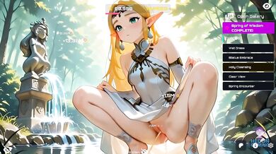 Big tits Zelda gets destroyed in hentai gameplay walkthrough