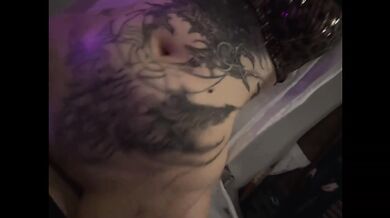 Emo psychologist deep throats a sloppy fat cock while riding reverse cowgirl