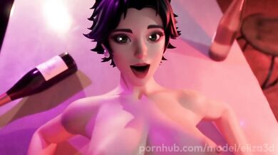 60 FPS POV Catwoman gets destroyed in missionary creampie