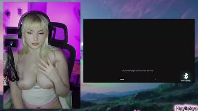 Palworld base tour makes blonde gamer girl choke on her own game
