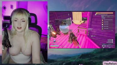 Palworld base tour makes blonde gamer girl choke on her own game