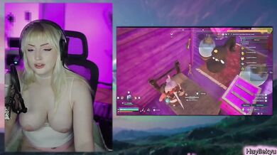 Palworld base tour makes blonde gamer girl choke on her own game