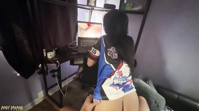 Latina girl begs gringo to breed her dirty while moaning loud on cam