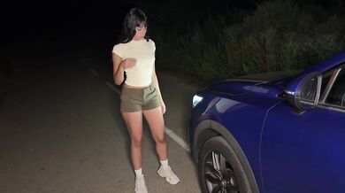Car breaks down with uber driver while we wait tow truck fuck