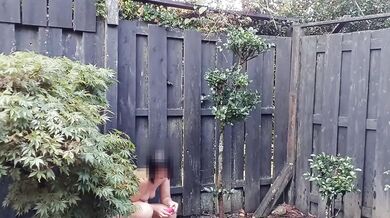 Naked in the wild exposed and dripping wet with shameful lust Japanese slut orgasms in the open