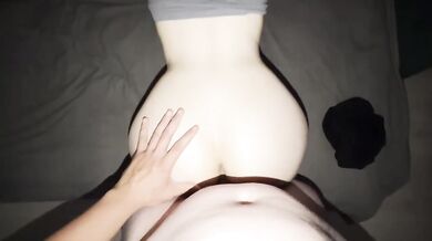 My neighbor dragged me to bed and my small tits shook as he doggystyled my perfect big ass raw