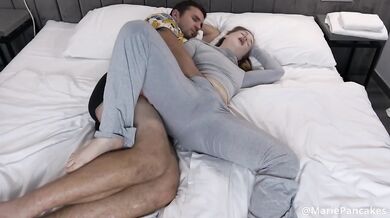 Petite Blonde Thrown Out Cums Begging Her Boyfriend's Best Friend For Help Anal Facial