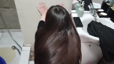 Gym friend got an ass pounding after shower steamy anal briosa colegiala screams