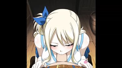 Fairy Tail Lucy Heartfilia anime hentai cartoon sex parody cosplay big tits ass wet pussy fuck booty