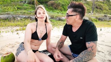 Naked in the caribbean with El Nono Keila Bassi coconut betrayal