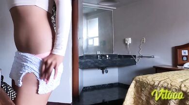 Latina POV boyfriend penetrates her hot body in mini skirt