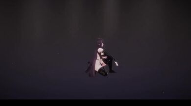 Thicc elf strip dance stripped bare vtuber cumslut mmd hentai