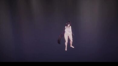 Thicc elf strip dance stripped bare vtuber cumslut mmd hentai