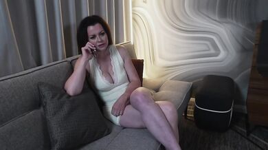 Wife rides younger guy on phone while hubby gets cucked by big dick
