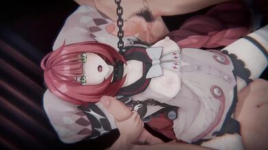 Zenless Zone Zero Yuzuha’s Spiritual Barrier Broken in Anal Gangbang DP Bukkake