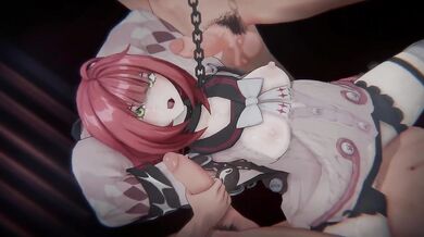 Zenless Zone Zero Yuzuha’s Spiritual Barrier Broken in Anal Gangbang DP Bukkake