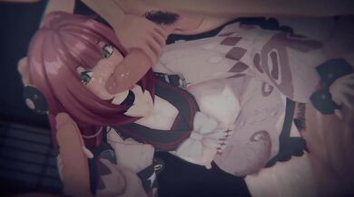 Zenless Zone Zero Yuzuha’s Spiritual Barrier Broken in Anal Gangbang DP Bukkake