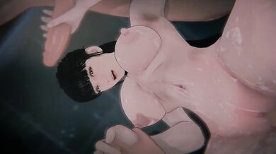 Stellar Blade EVE's 7TH AIRBORNE SQUAD DESTROYED Bound Skin Suit Heroine DPed Threesome Creampie Gangbang