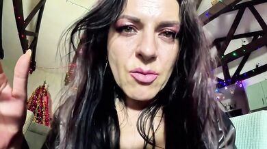 Smoking Milf Leather Domination POV Fills Your Face With Dirty Smoke