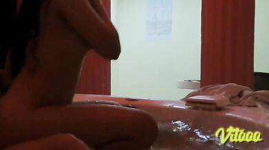 Latina hot tub squirted filthy big ass fucked raw POV