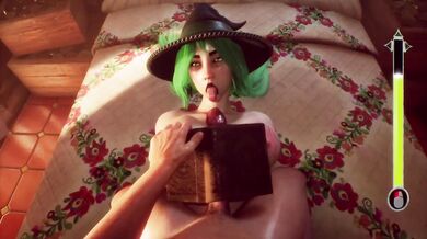 Fairy fucked raw deepthroat cum inside POV big tits titjob destroyed