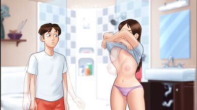 Summertime Saga Remix 4 Dad Replaced Daddy’s Fix Big Tits Toilet Gangbang
