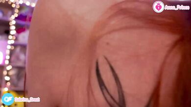 Teach me how to show my asshole redheaded teen gets naughty under hot tattooed tease
