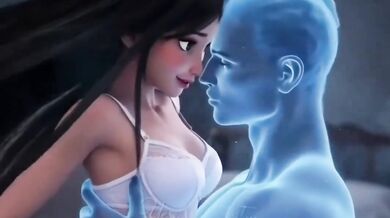 Haunted by a ghost that fucks her loud while she squirts
