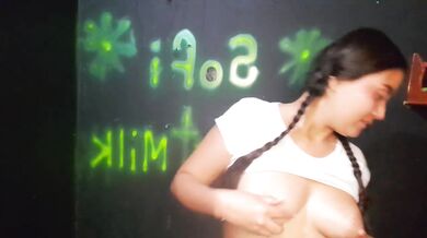 Milky rain from the squirtin milf latina teacher