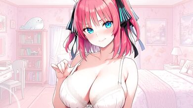 Quick cum for hentai JOI instructions with Itsuki and Quintillizas