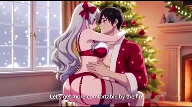 Christmas party with friend turns into wild sex orgy with big tits milf