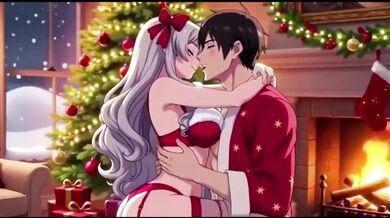 Christmas party with friend turns into wild sex orgy with big tits milf
