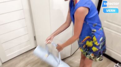 Step sis sunburned begs for cream I stuff her ass raw with massive creampie