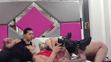 My wife fucked by her best friend makes me a drooling cuckold