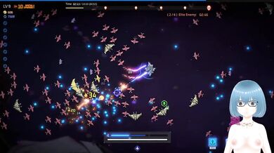 Wings of Seduction Aching throats gagging on big dick VTuber demo gameplay
