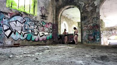 French redhead solo then wrecked by hungry mouths cum in mouth big tits big ass