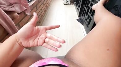 My neighbor caught me staring then I fingered myself until he came over to watch