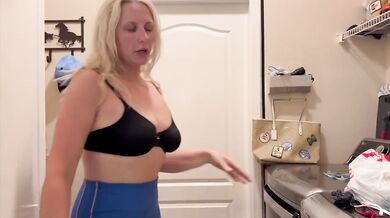 Lawn Queen gets her lawn mowed raw in oiled up butt and tits bouncing glory