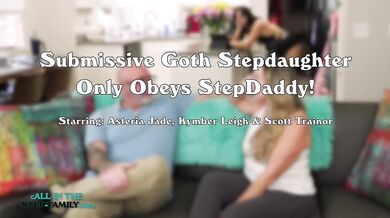 Big Titty Goth StepDaughter Gets Fucked Raw Creampie by StepDaddy