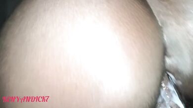 African amateurs ride black dick dripping pussy cream