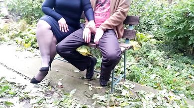 StepMom BBW Destroyed My Big Ass In The Public Park