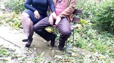 StepMom BBW Destroyed My Big Ass In The Public Park