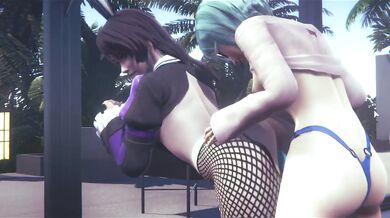 Nico’s Strapon Destroying Honoka Fanservice Overflow