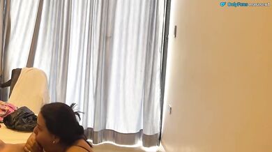 Following my horny stepsister leads to her deep throat fuck and choked orgasm