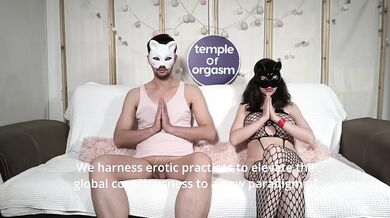 Sacred Sexual Alchemy erotic meditation guide with naked couples