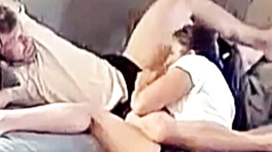 Wife s POV big ass hand job with sloppy blowjob finish