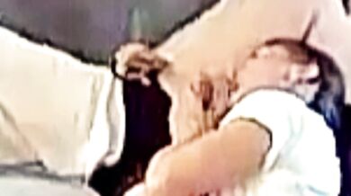 Wife s POV big ass hand job with sloppy blowjob finish