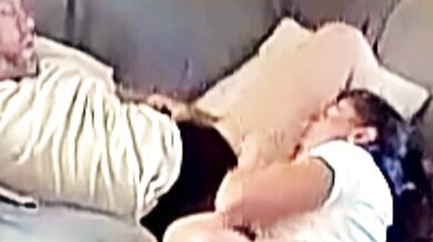 Wife s POV big ass hand job with sloppy blowjob finish